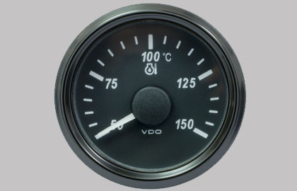 SingleViu Oil Temperature Gauge 150°C